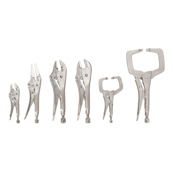 Locking Pliers and C-Clamp Set (6-Piece)